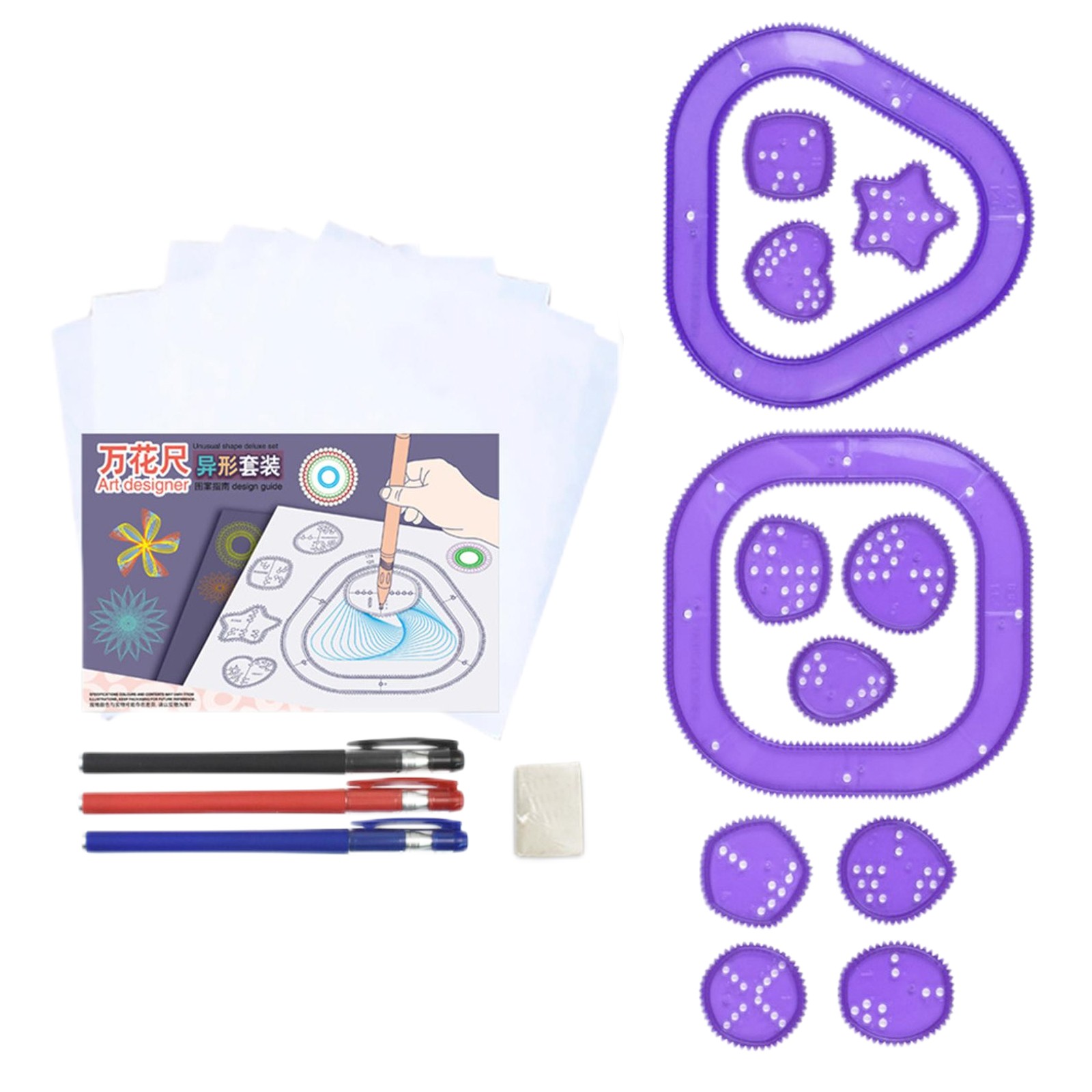 Colorful Spirograph Set Kids M - огляд і ціна Kids Education Kit