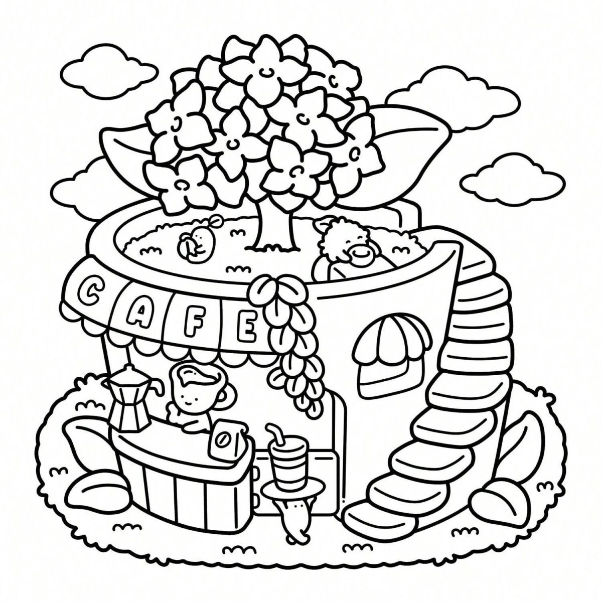 Dreamy Friends :Coloring Book  - огляд і ціна Kids Education Kit