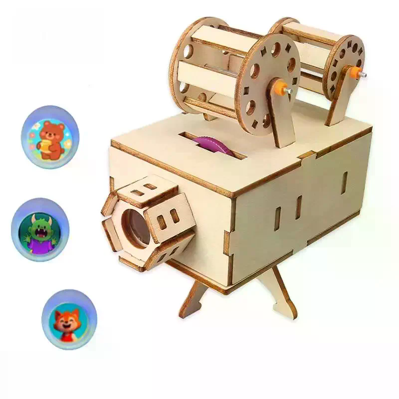 Wooden DIY Film Projector STEM - огляд і ціна Kids Education Film