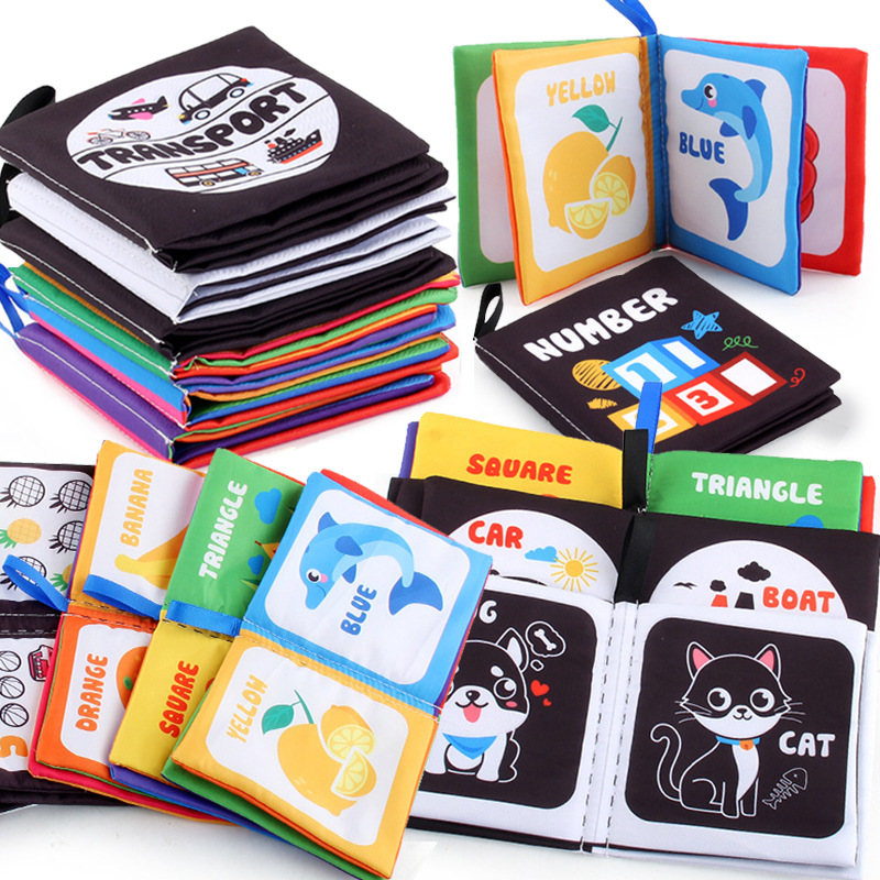 Baby Cloth Book for Newborns 0 - огляд і ціна Kids Education Book
