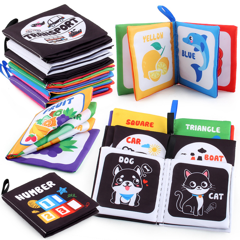 Baby Cloth Book for Newborns 0 - огляд і ціна Kids Education Book