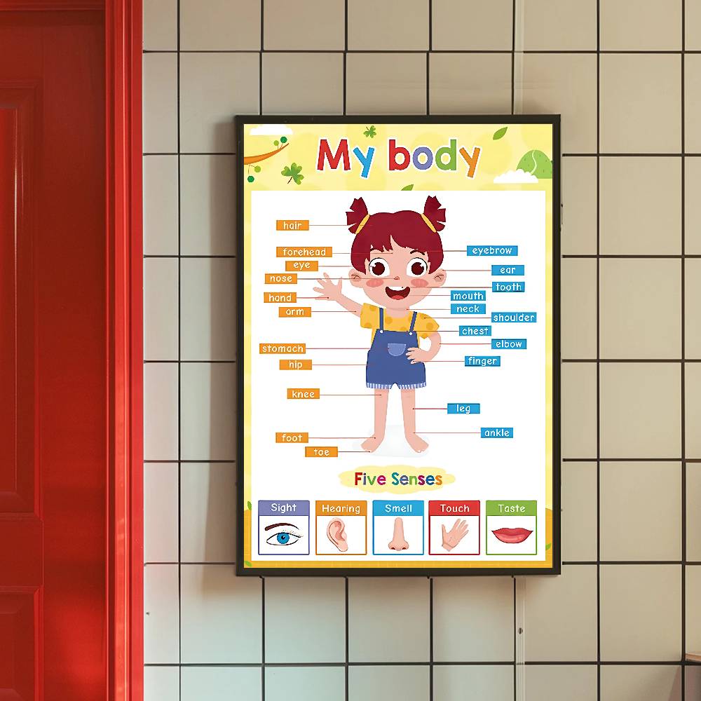 Colorful Toddler Educational C - огляд і ціна Kids Education Charts