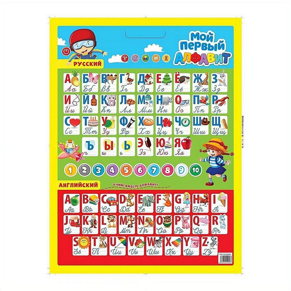Russian Electronic Interactive - огляд і ціна Kids Education Charts