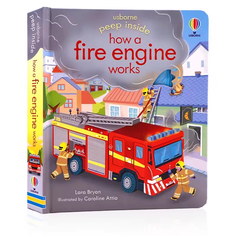 Usborne Peep Inside How A Fire - огляд і ціна Kids Education Book