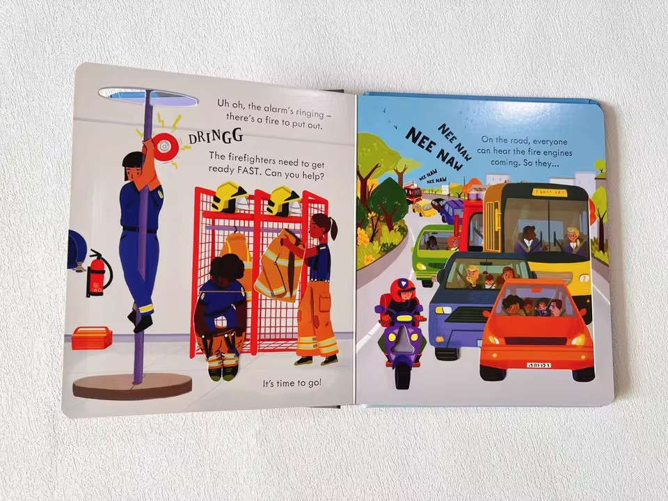 Usborne Peep Inside How A Fire - огляд і ціна Kids Education Book