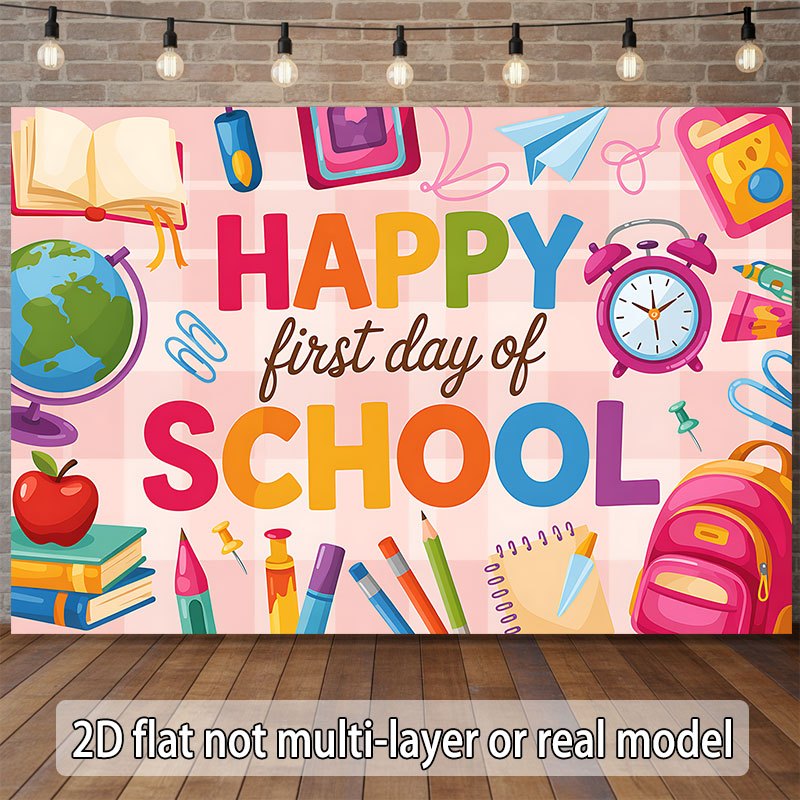 Back to School Wall Tapestry H - огляд і ціна Happy Kids Education