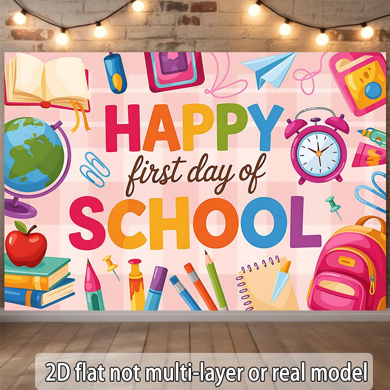 Back to School Wall Tapestry H - огляд і ціна Happy Kids Education