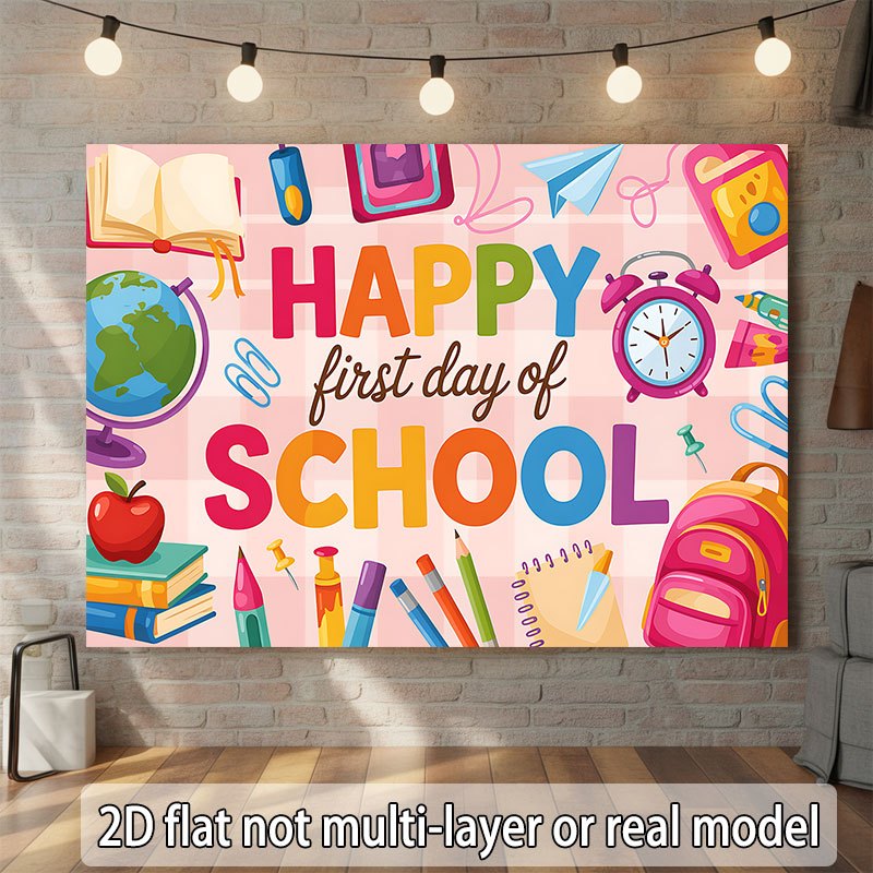 Back to School Wall Tapestry H - огляд і ціна Happy Kids Education