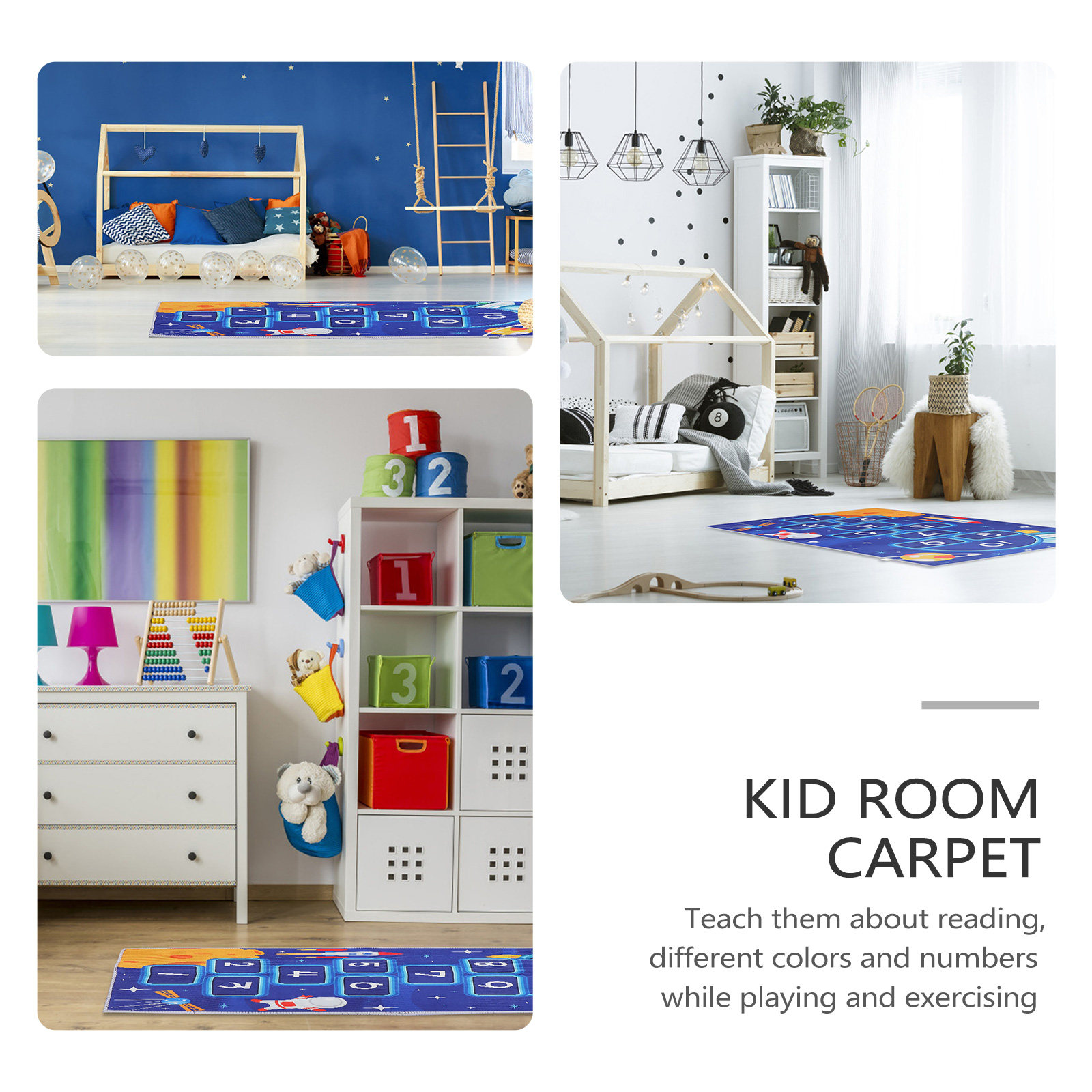 Large Hopscotch Floor Mat for  - огляд і ціна Kids Education Number