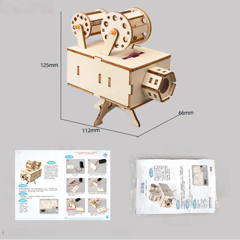 【BS】1 Set Wooden Film Projecto - огляд і ціна Kids Education Film