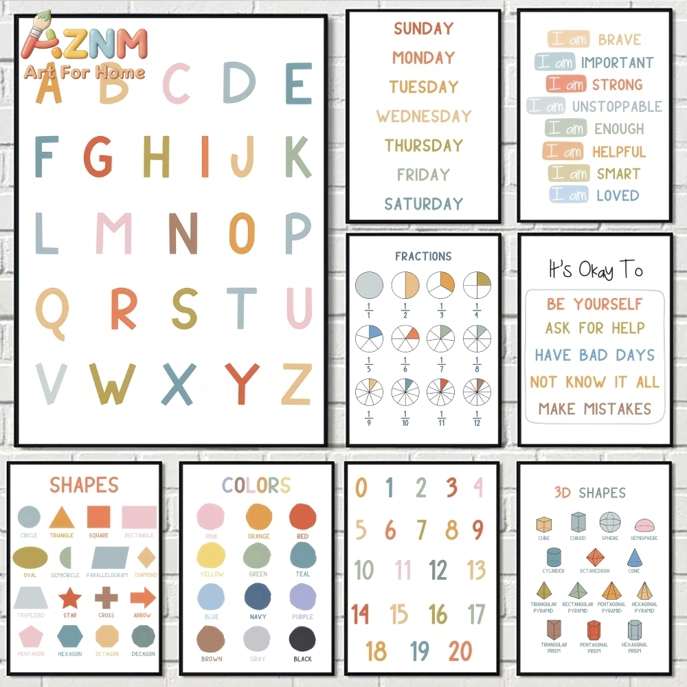 AZNM Educational Alphabet Numb - огляд і ціна Kids Education Number
