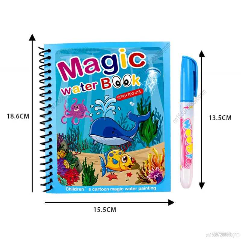 Cartoon Magic Water Painting C - огляд і ціна Kids Education Book