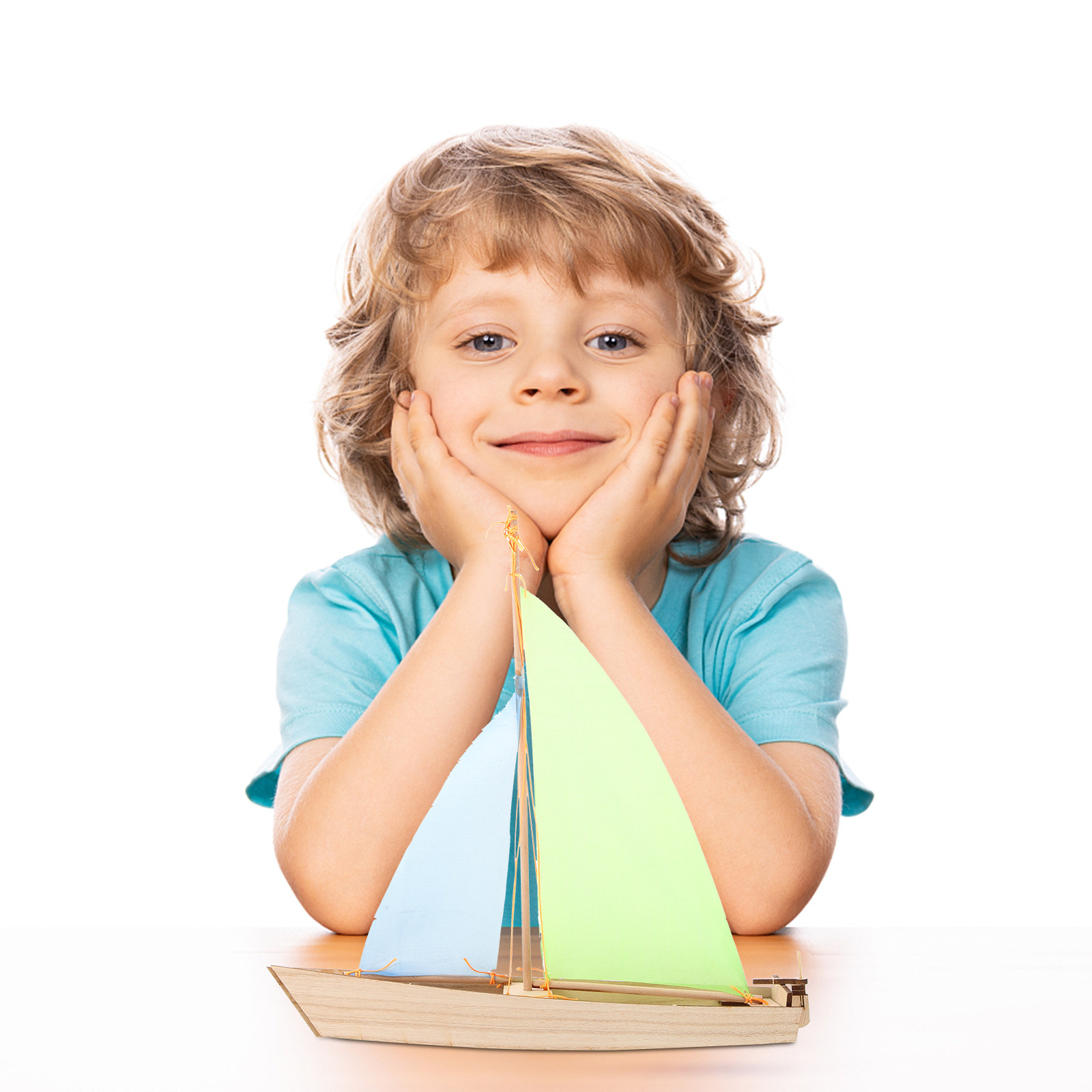 Wood Sailboat Assembly Kit DIY - огляд і ціна Kids Education Kit
