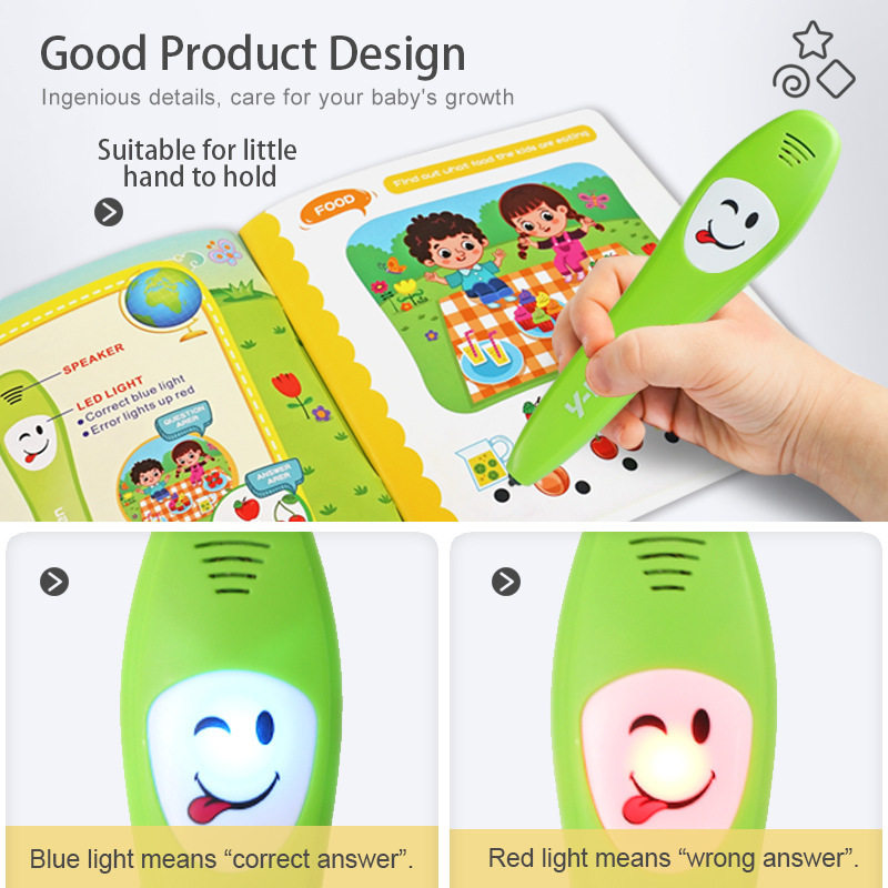 Q&A Talking Pen with Books, Le - огляд і ціна Kids Education Book