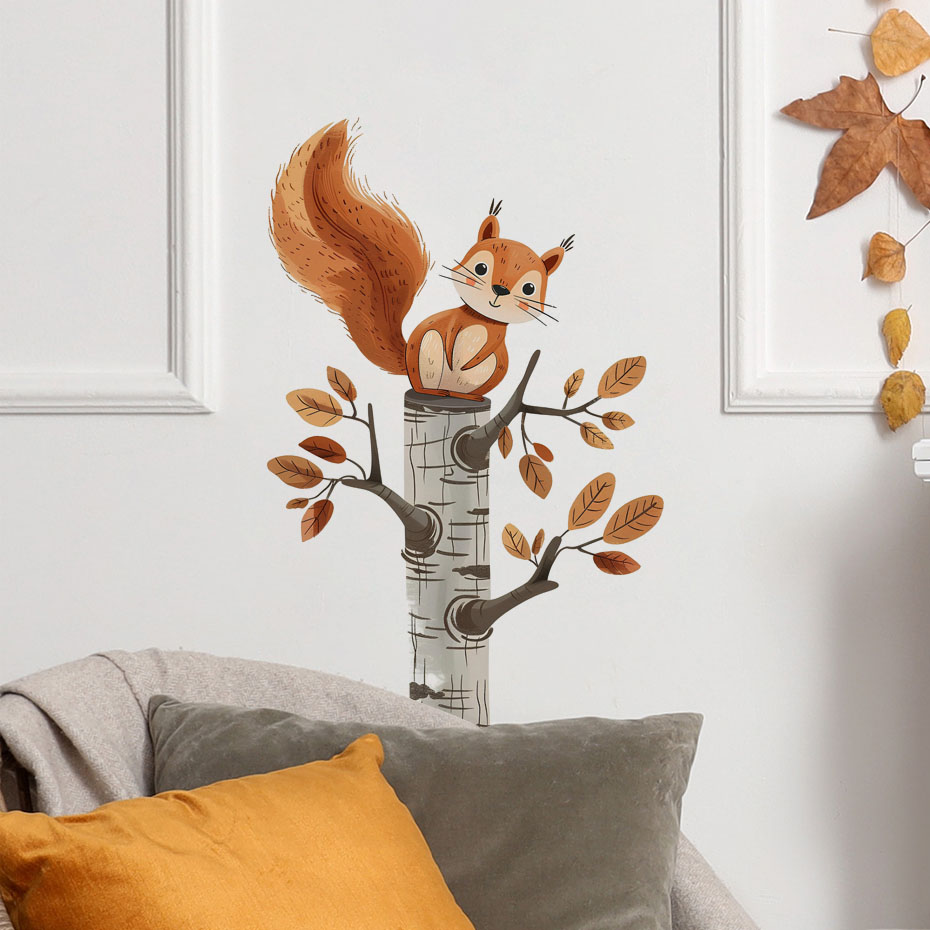 Cartoon Squirrel in a Tree Ani - огляд і ціна Kids Education Quotes