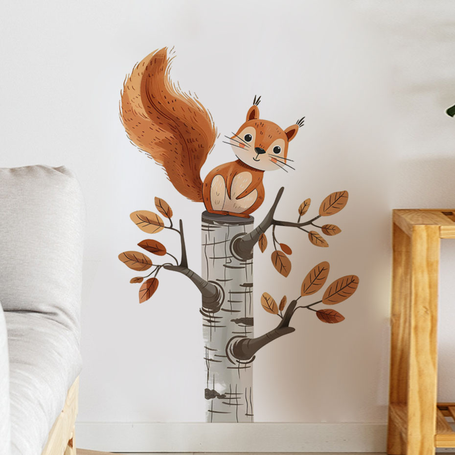 Cartoon Squirrel in a Tree Ani - огляд і ціна Kids Education Quotes