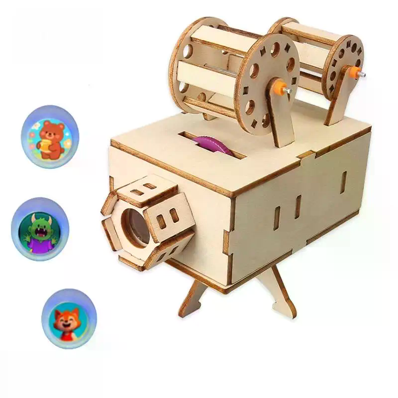 1 Set Wooden DIY Film Projecto - огляд і ціна Kids Education Film