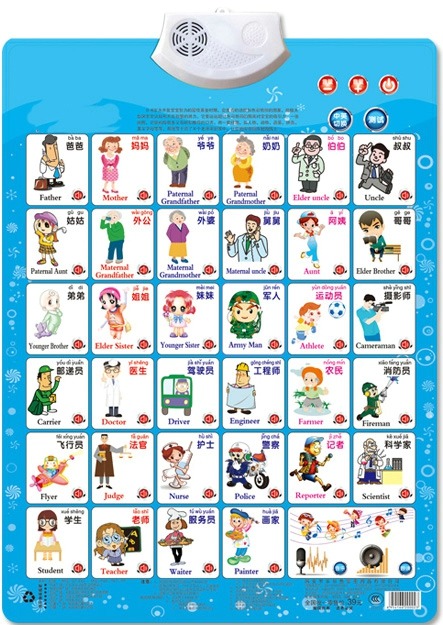 Job Figure Name Appellation Le - огляд і ціна Kids Education Charts