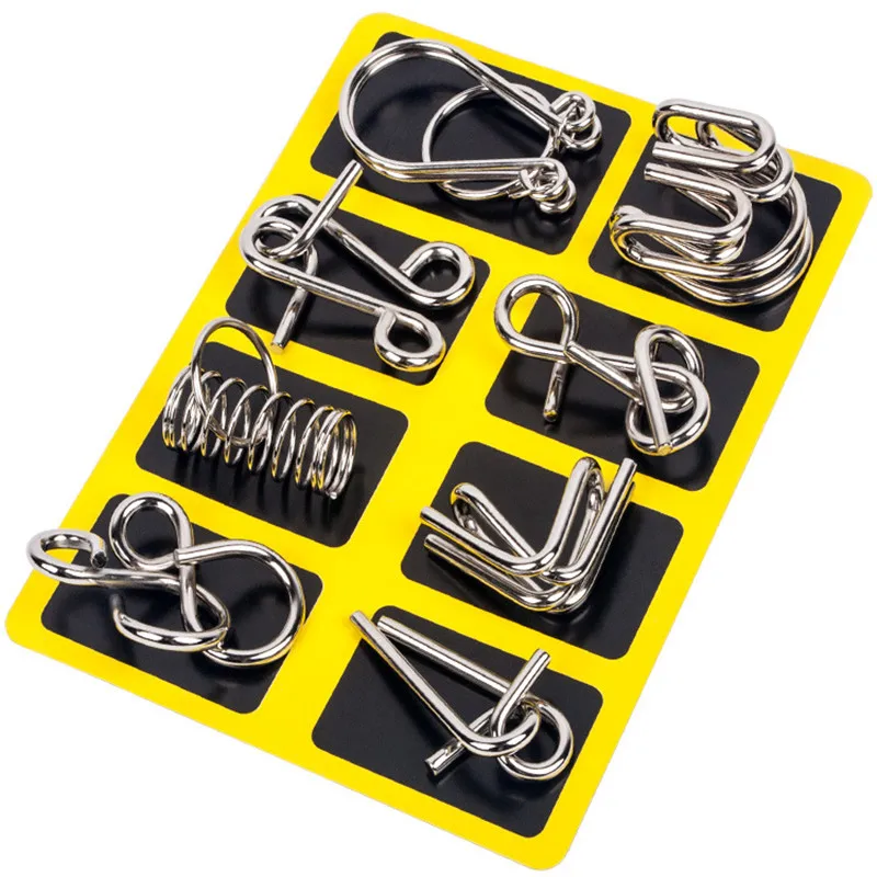8PCS/Set Metal Montessori Wire - огляд і ціна Kids Education Kit