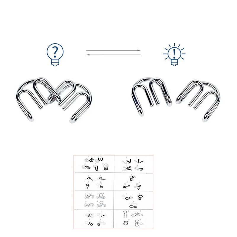 8PCS/Set Metal Montessori Wire - огляд і ціна Kids Education Kit