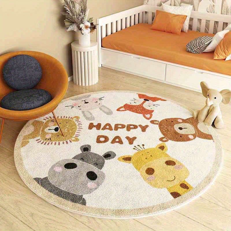 Happy Animals Round Rug Flanne - огляд і ціна Happy Kids Education