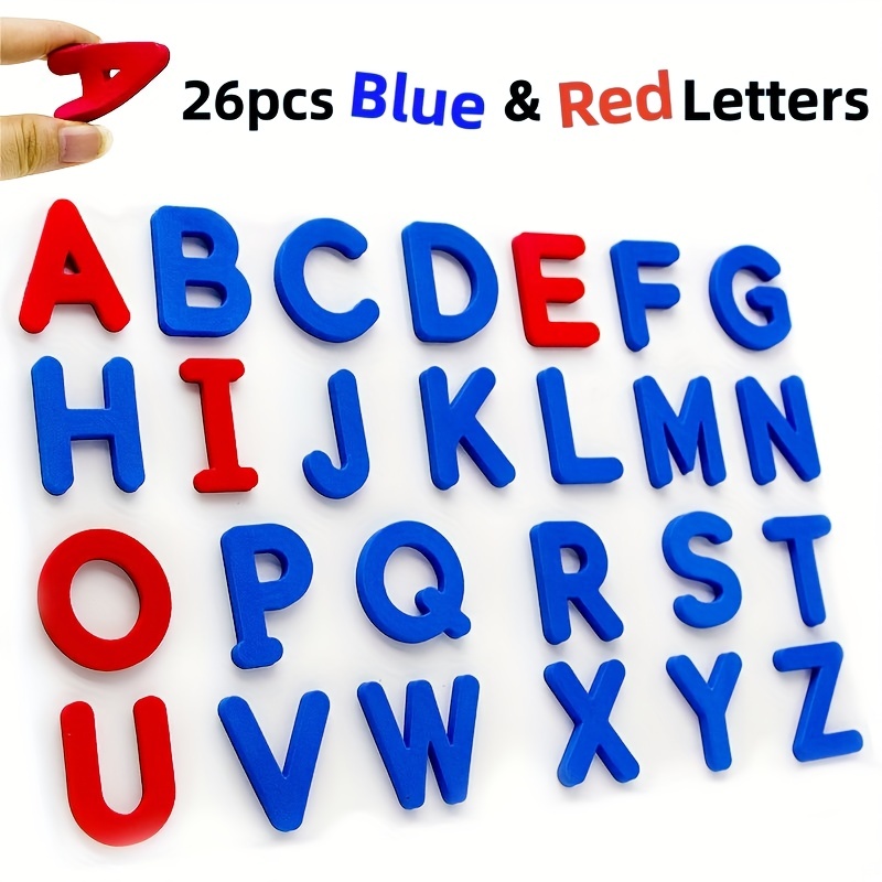 Red & Blue English Letter Magn - огляд і ціна Kids Education Number