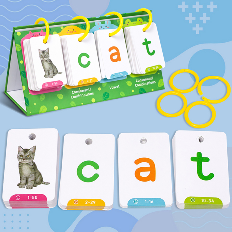 Kids CVC Words Flashcards Phon - огляд і ціна Kids Education Charts