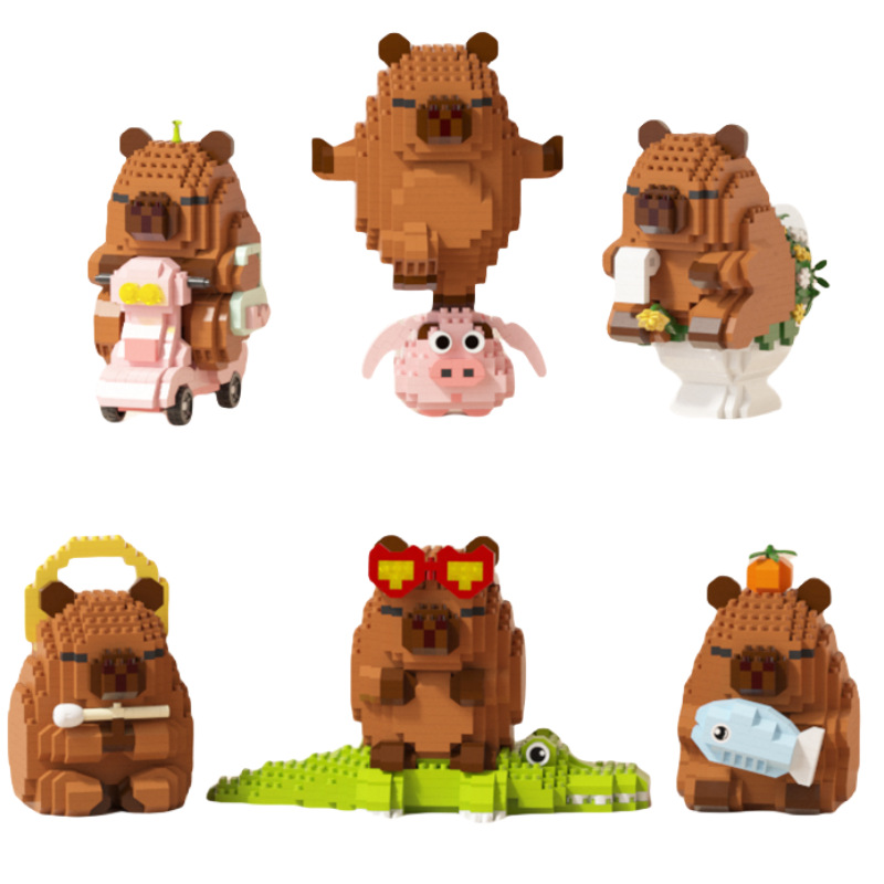 Happy Capybara Building Blocks - огляд і ціна Happy Kids Education