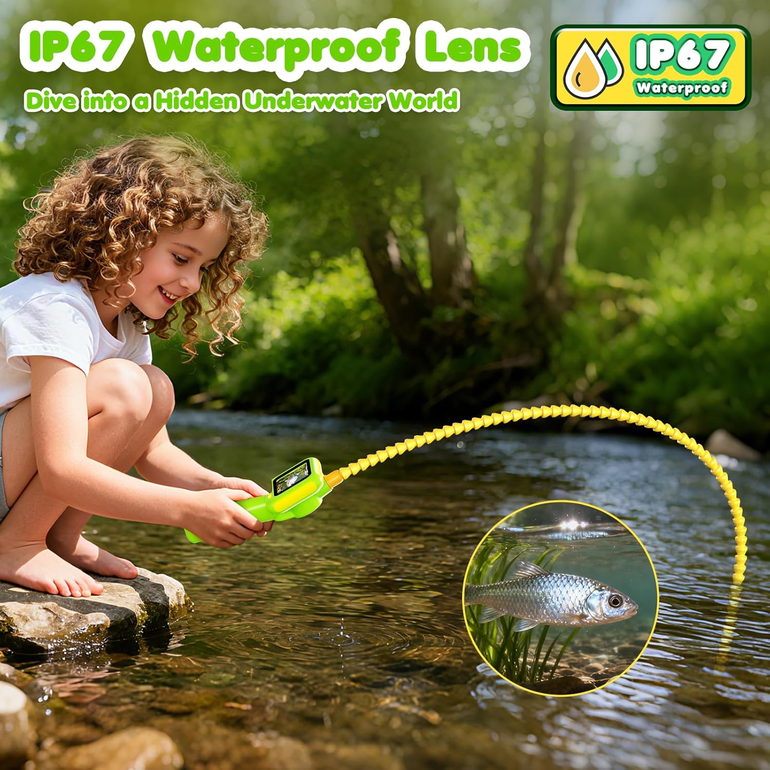 Endoscope for Kids, Borescope  - огляд і ціна Kids Education Kit