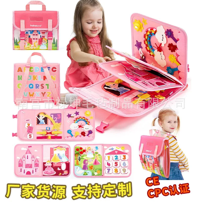 Princess Montessori Felt Busy  - огляд і ціна Kids Education Book