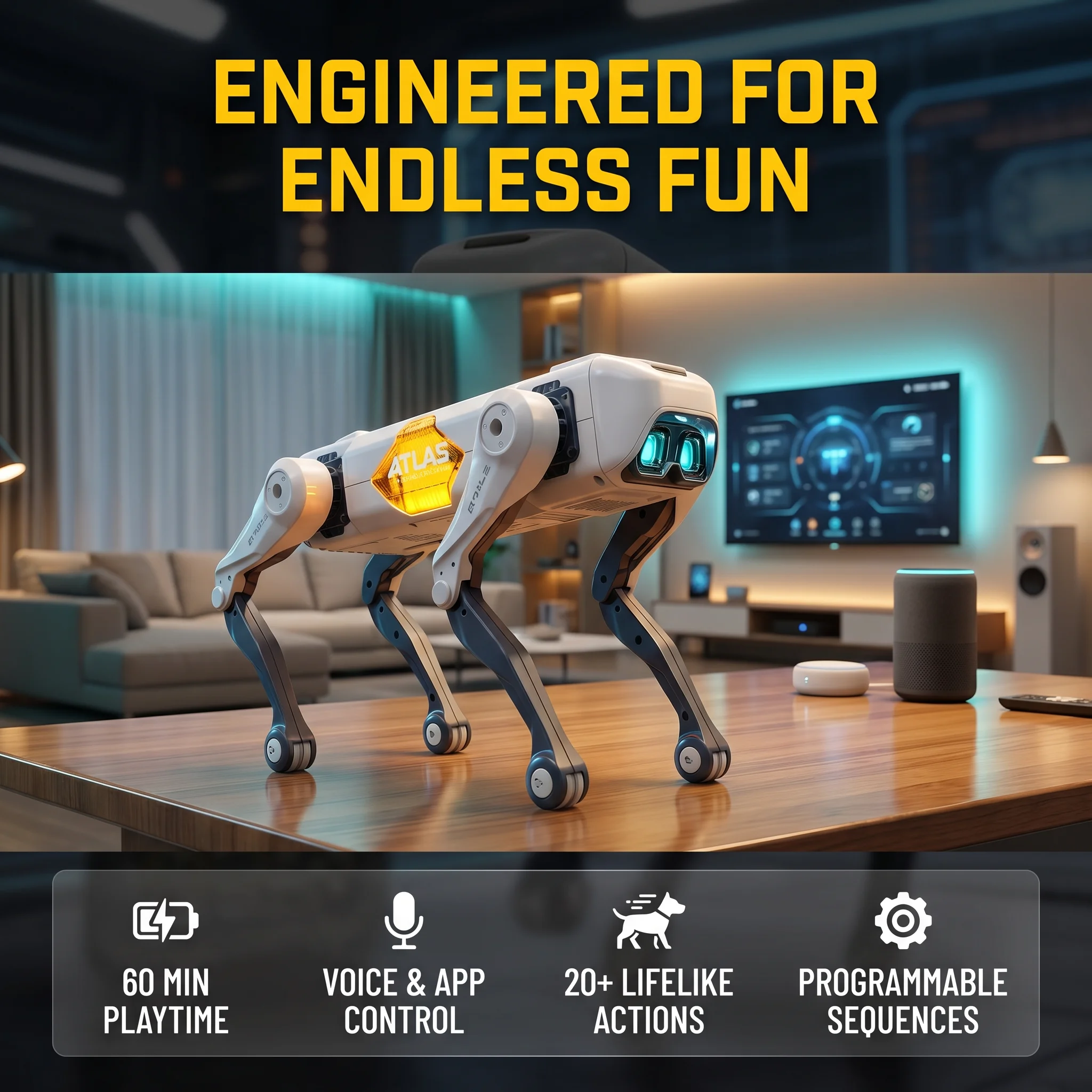 AI Smart Robot Dog, Voice & AP - огляд і ціна Kids Education Gift