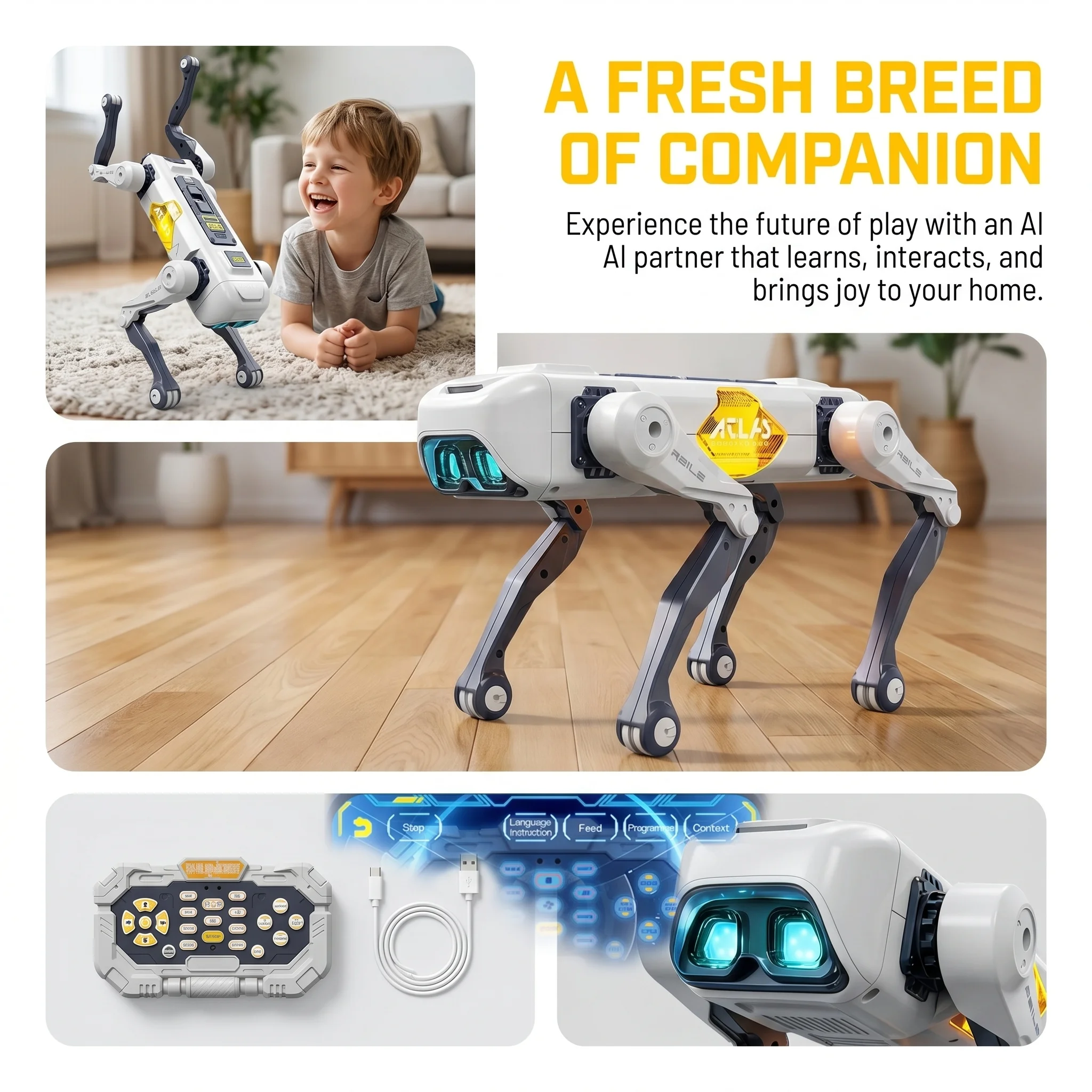 AI Smart Robot Dog, Voice & AP - огляд і ціна Kids Education Gift