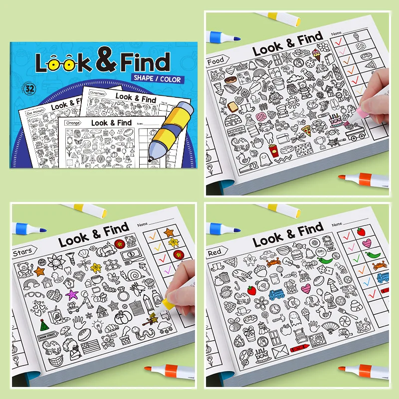 Children's Search Activity Boo - огляд і ціна Kids Education Book