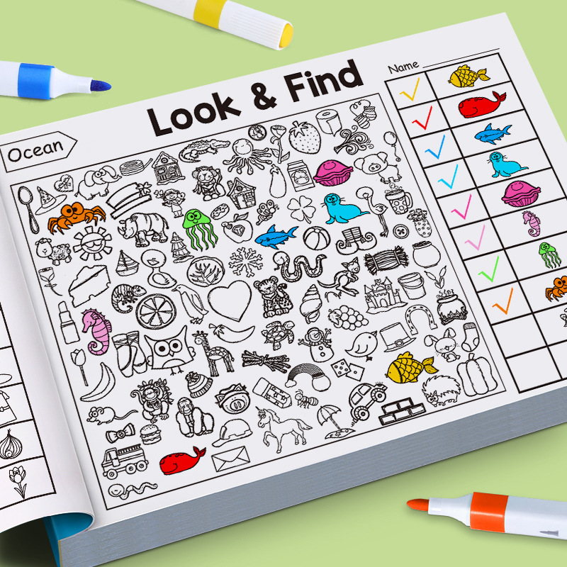 Children's Search Activity Boo - огляд і ціна Kids Education Book