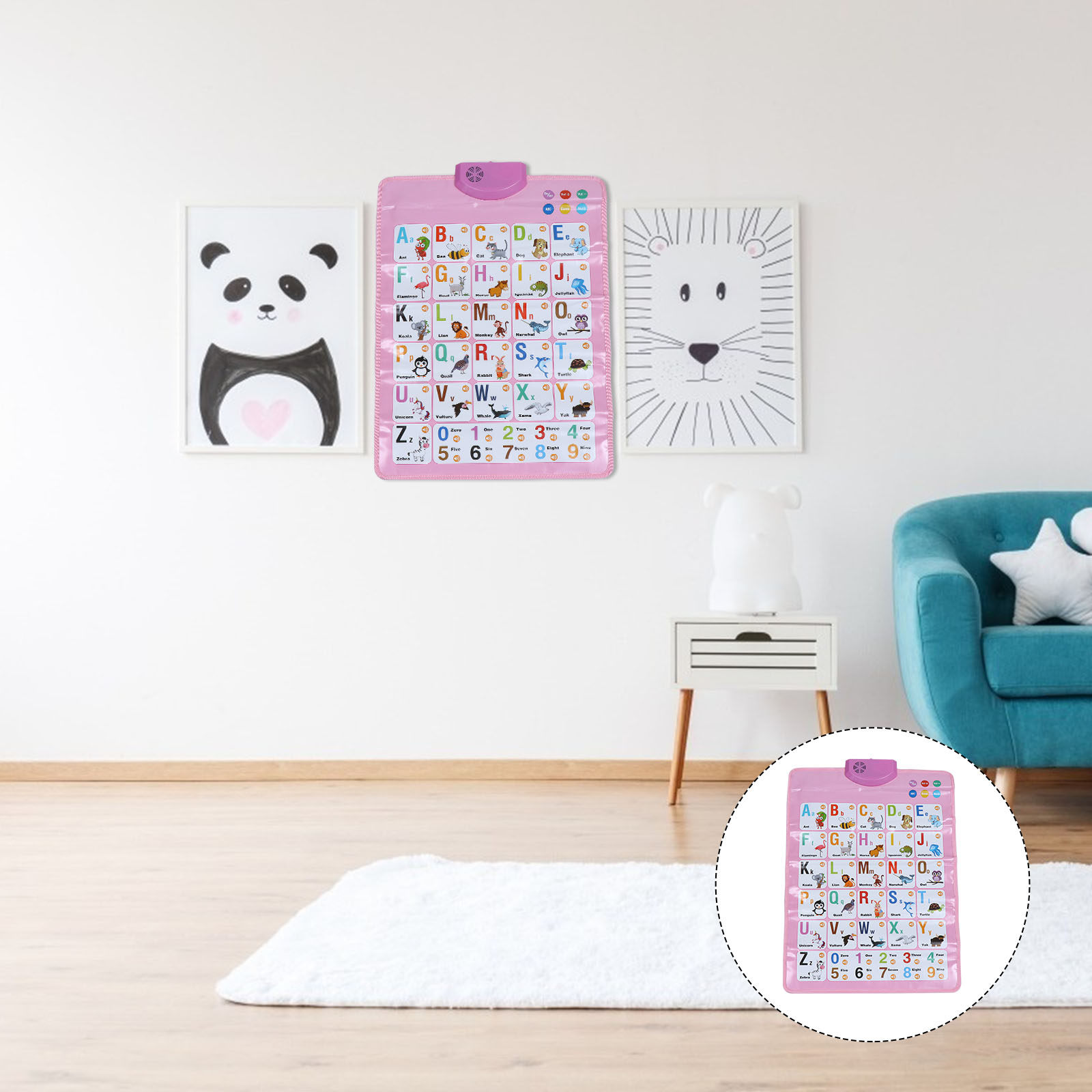 1Pcs Lightweight Rollable Engl - огляд і ціна Kids Education Charts