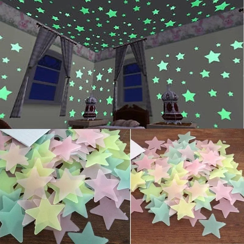 100pcs Fluorescent Glow in the - огляд і ціна Kids Education Quotes